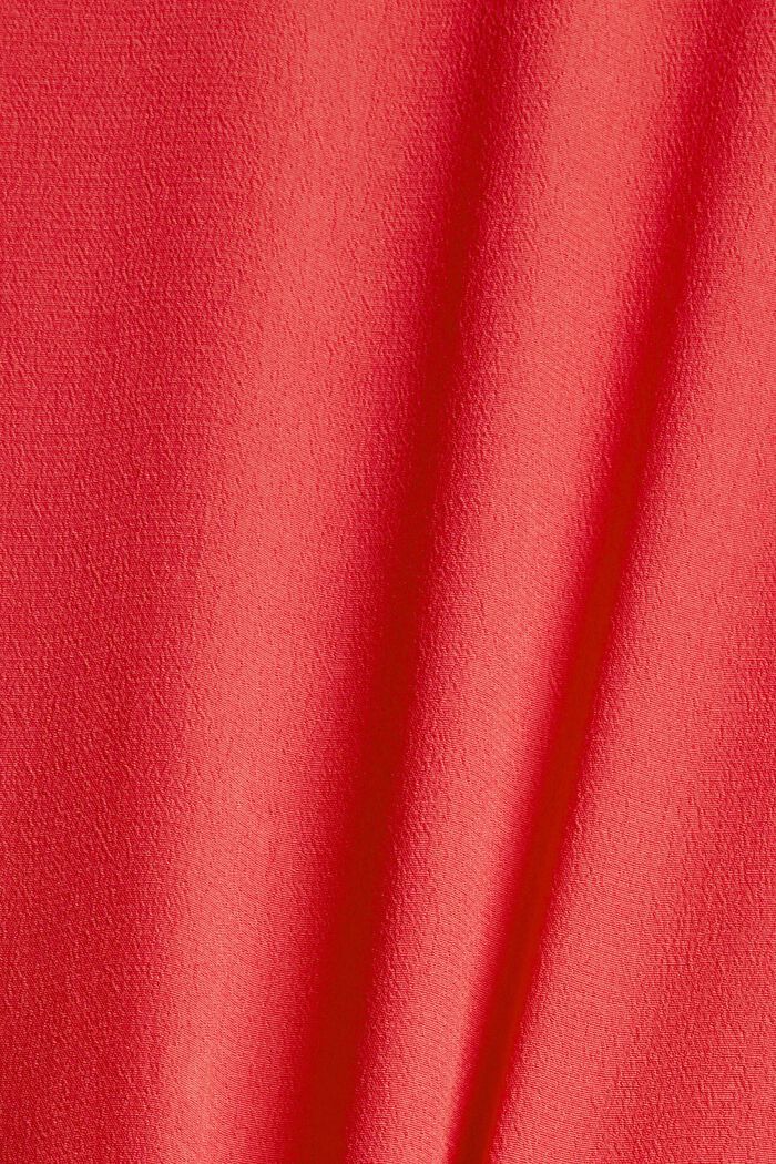 Blouse met ruchesrand, RED, detail image number 4