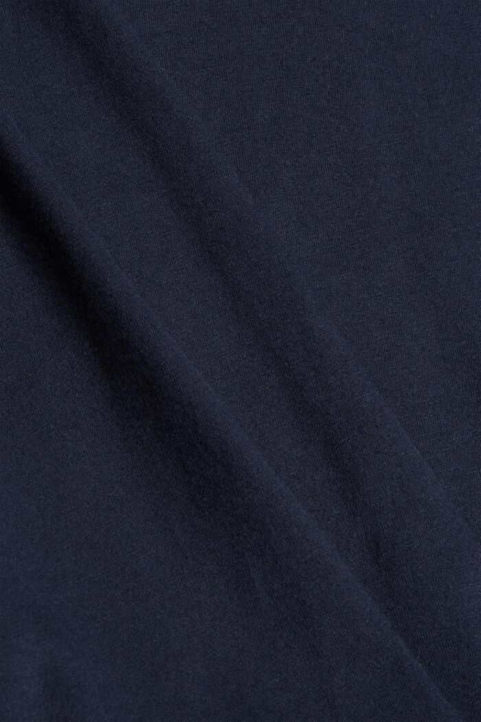 Jersey nachthemd van 100% biologisch katoen, NAVY, detail image number 4