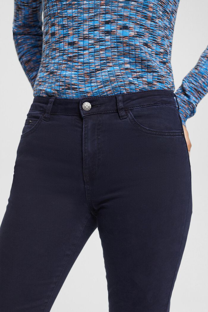 Mid-rise skinny fit broek, NAVY, detail image number 0