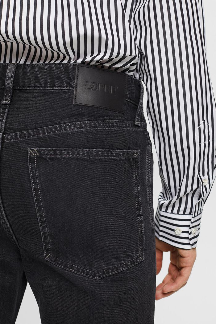 Bootcut jeans met middelhoge taille, BLACK DARK WASHED, detail image number 3