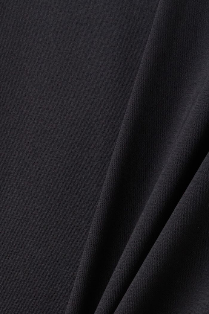 Pantalon van piqué-jersey, BLACK, detail image number 1