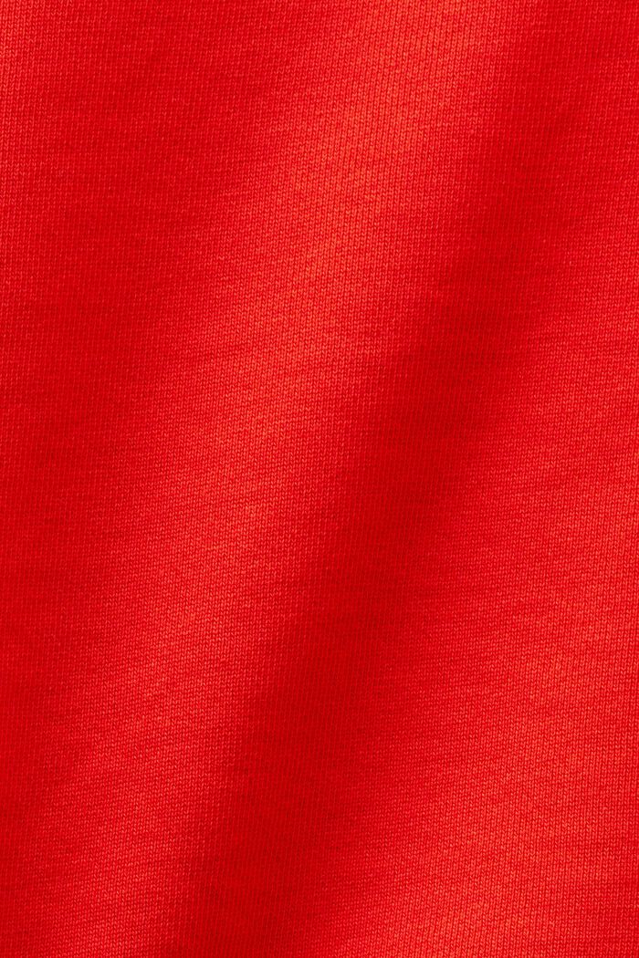 Cropped sweatshirt met logo, RED, detail image number 5