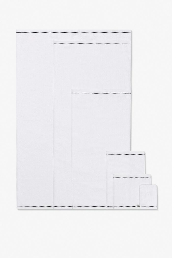 Met TENCEL™: handdoekenlijn van badstof, WHITE, detail image number 0