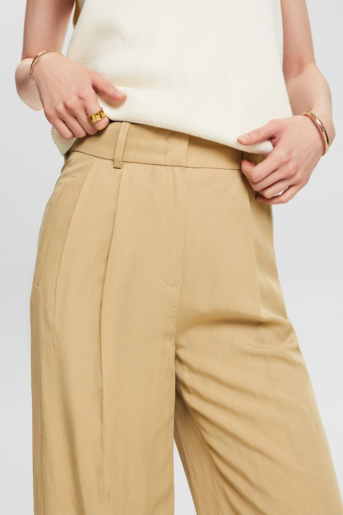 Pants woven, BEIGE, detail image number 4