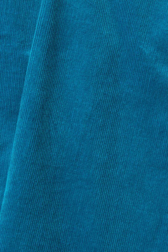 Broek van fijn corduroy, TEAL BLUE, detail image number 5