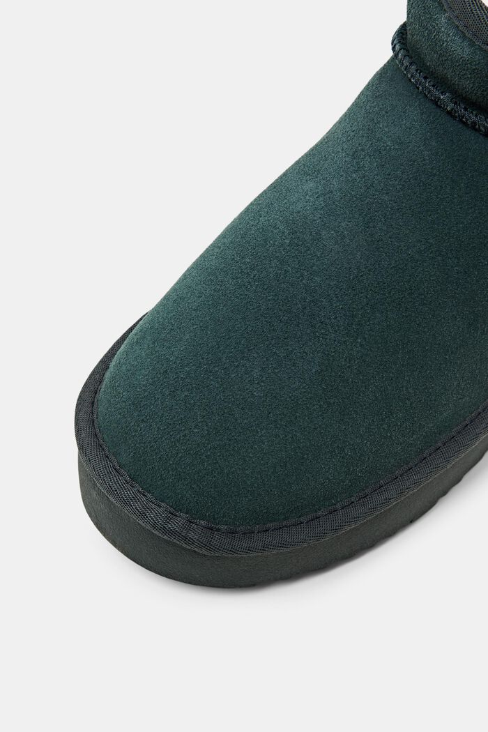Shoes leather, EMERALD GREEN, detail image number 3