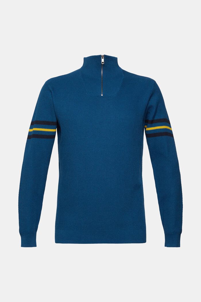 Sweaters Regular Fit, PETROL BLUE, detail image number 6