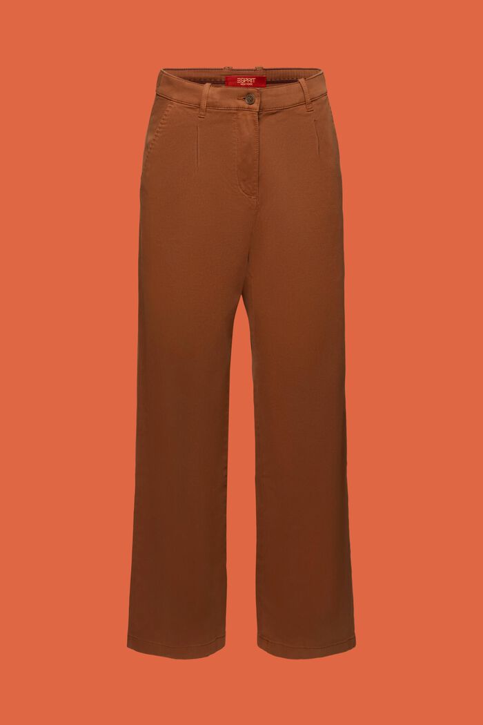 Wide fit chino met hoge taille, BARK, detail image number 6