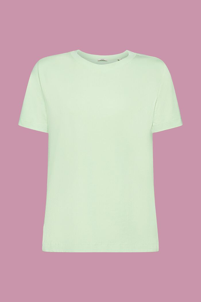 T-shirt van een katoenmix, CITRUS GREEN, detail image number 6