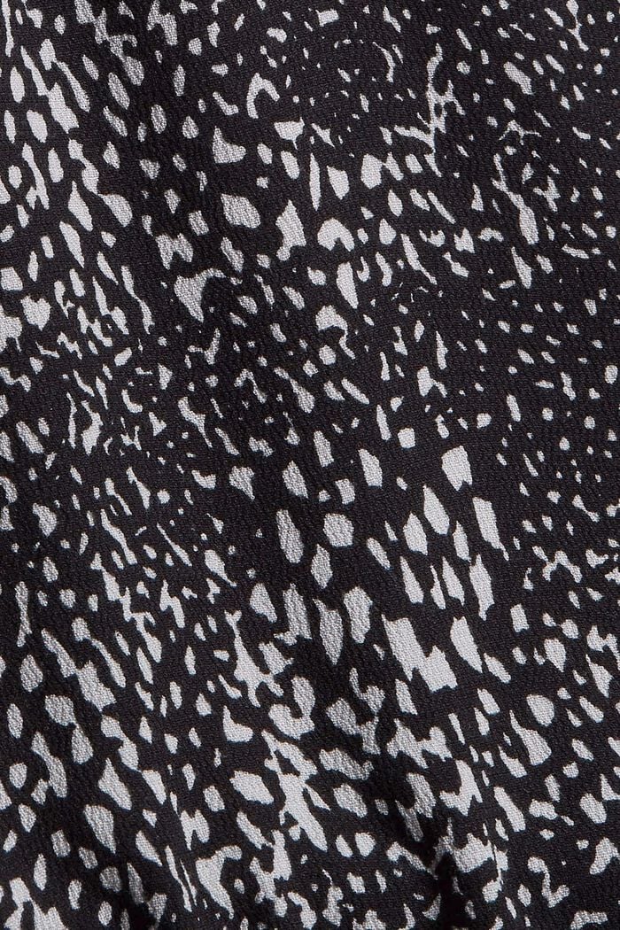 Crêpe blouse van LENZING™ ECOVERO™, BLACK, detail image number 4