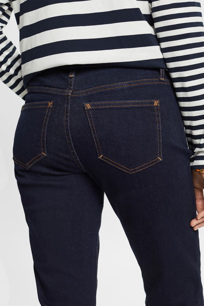 Bootcut jeans met middelhoge taille, BLUE RINSE, detail image number 2