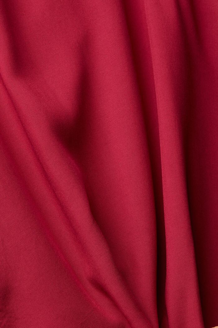 Henley blouse, LENZING™ ECOVERO™, CHERRY RED, detail image number 5