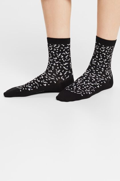 2 paar katoenen sokken met print