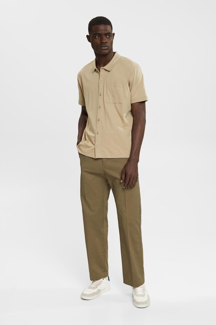 Relaxed fit chino, KHAKI GREEN, detail image number 5