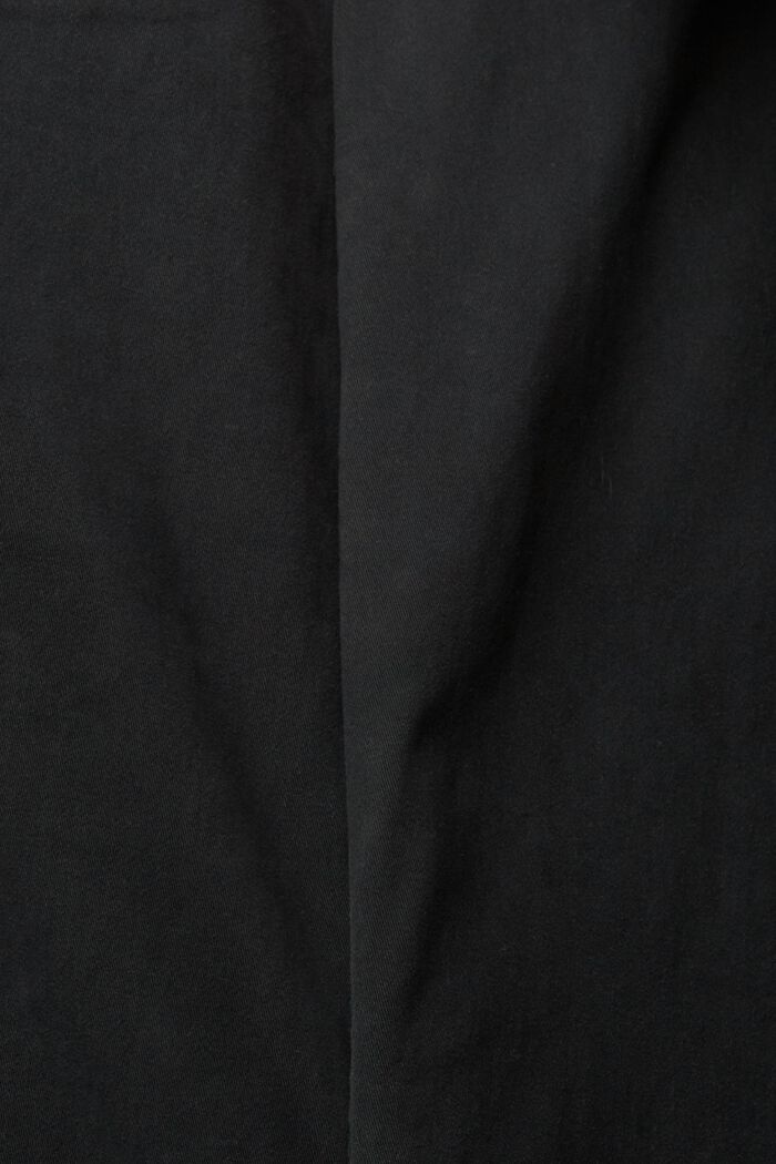 Chino van katoen, BLACK, detail image number 4
