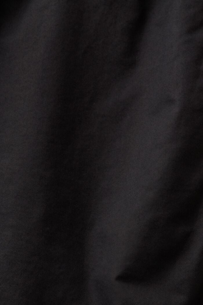 Popeline broek met wijde pijpen, BLACK, detail image number 6