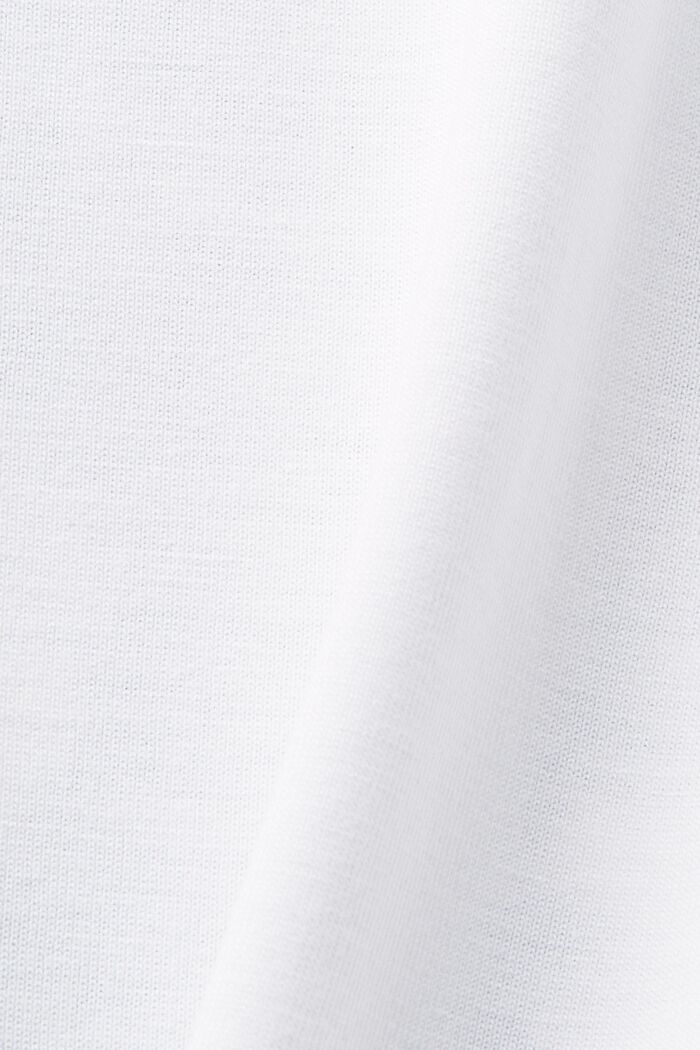 T-shirt met print, LENZING™ ECOVERO™, WHITE, detail image number 5