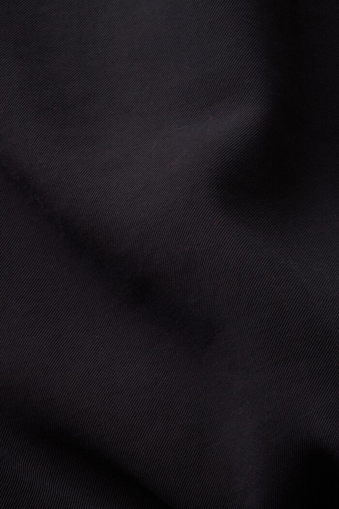 Single-breasted blazer met LENZING™ ECOVERO™, BLACK, detail image number 5