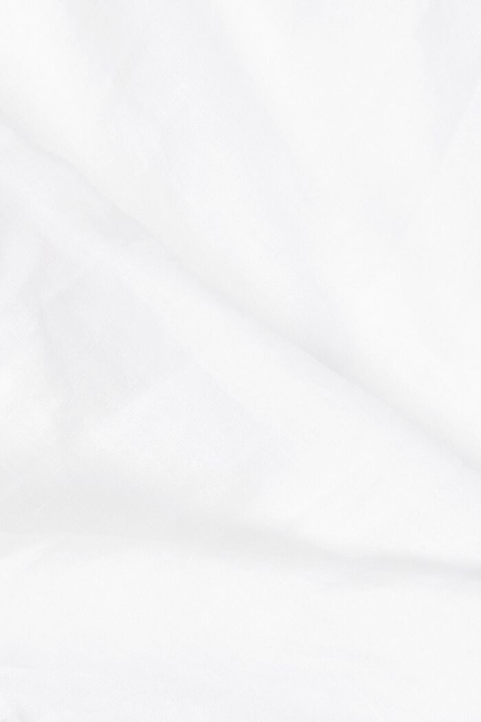 Linnen blouse, WHITE, detail image number 5