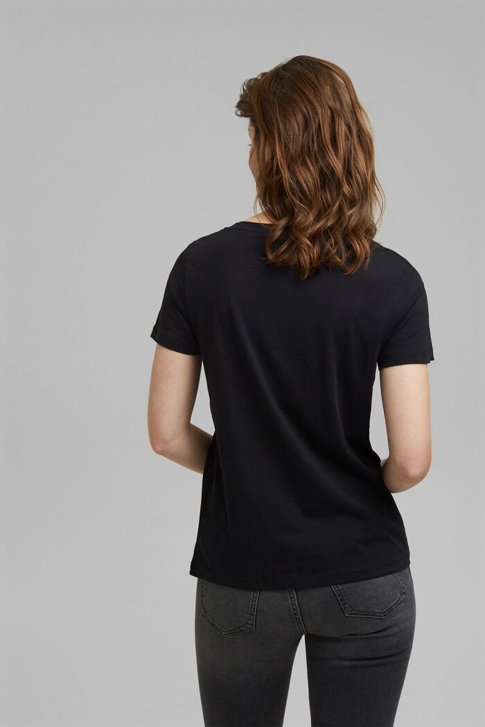 T-shirt van 100% organic cotton, BLACK, detail image number 3