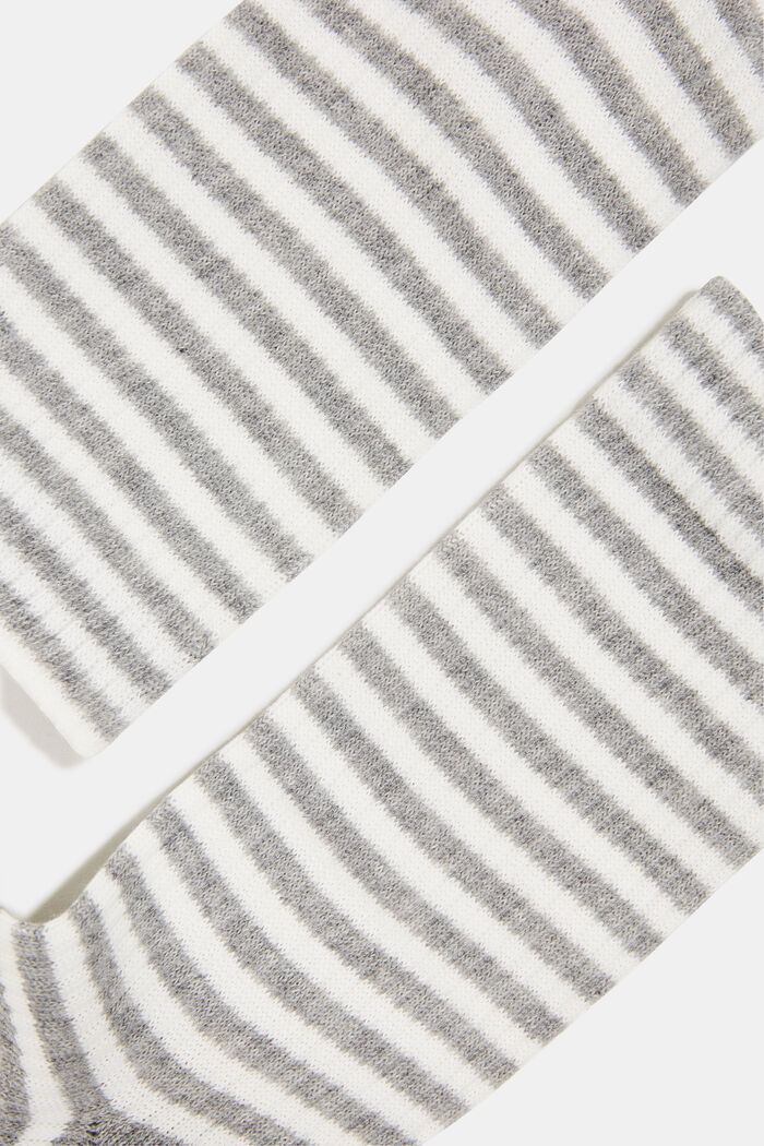 Set van 2 paar sokken in een strepenlook, LIGHT GREY, detail image number 1