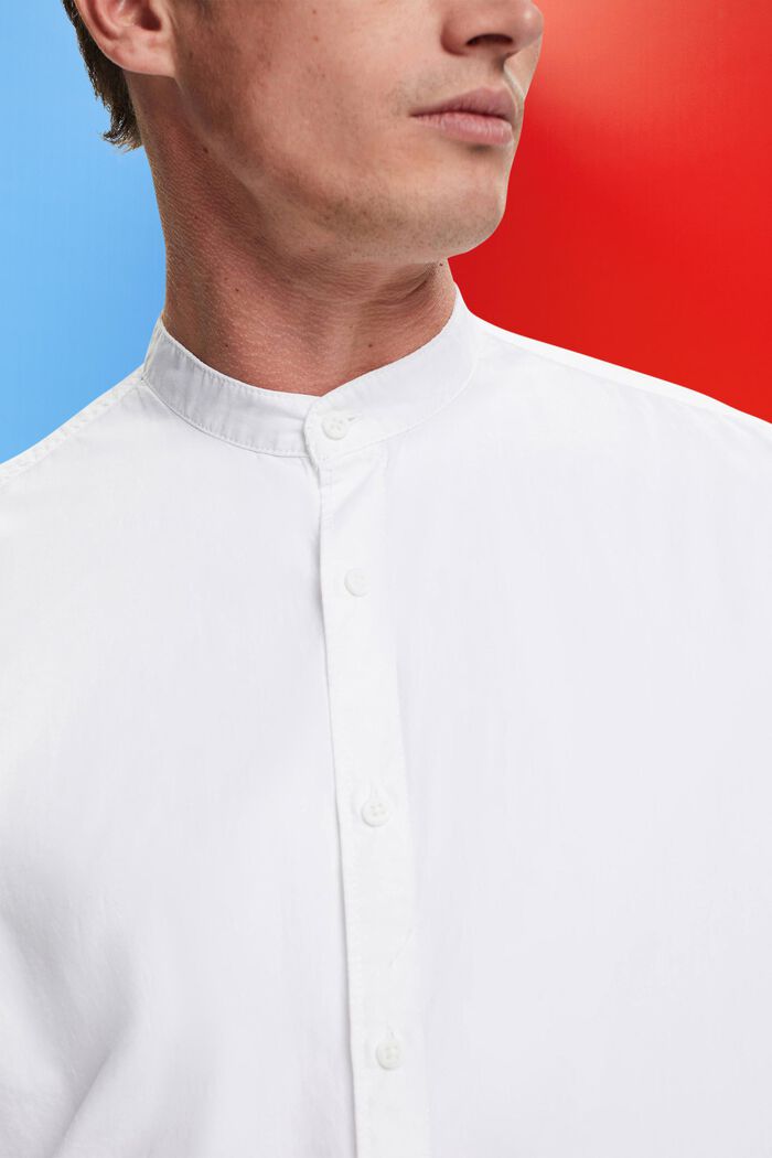 Overhemd met opstaande kraag, WHITE, detail image number 2