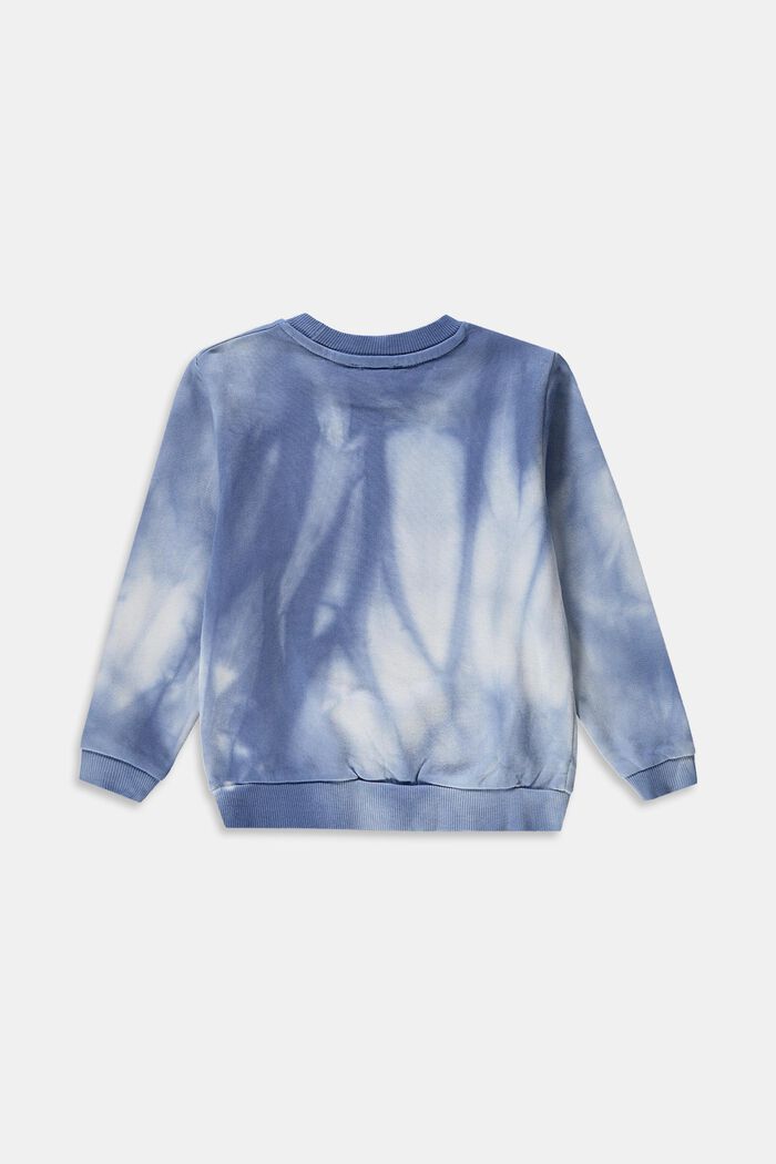 Sweatshirt met gebatikte look, BLUE LAVENDER, detail image number 1