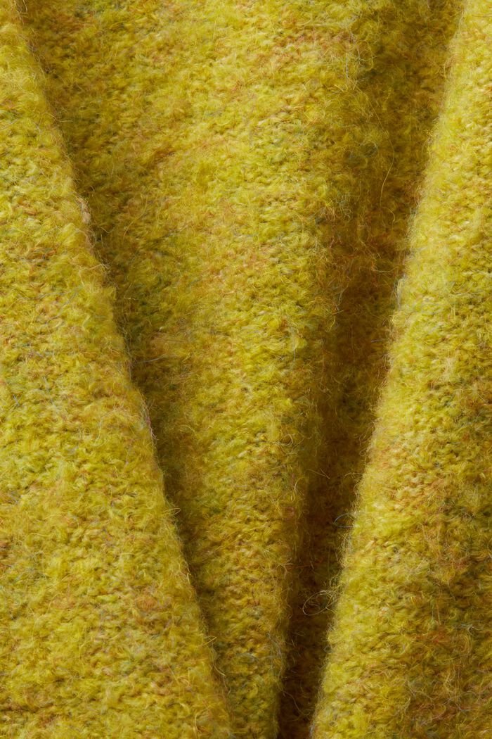 Pluizig zacht vest met rits, PISTACHIO GREEN, detail image number 7