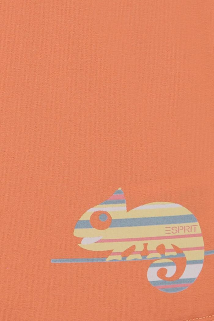 T-shirt met kameleonprint, PEACH, detail image number 2