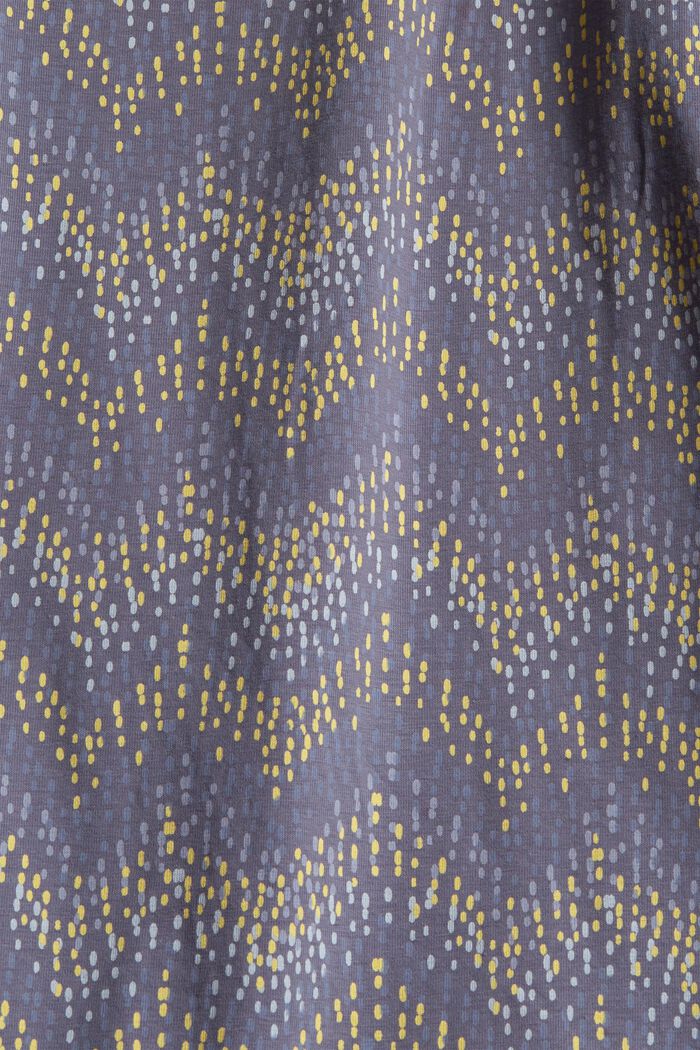 Jersey pyjama van biologisch katoen, GREY BLUE, detail image number 3