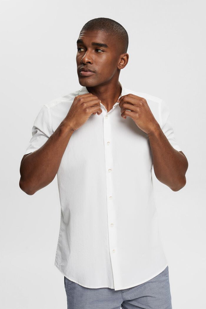Overhemd met korte mouwen, OFF WHITE, detail image number 2