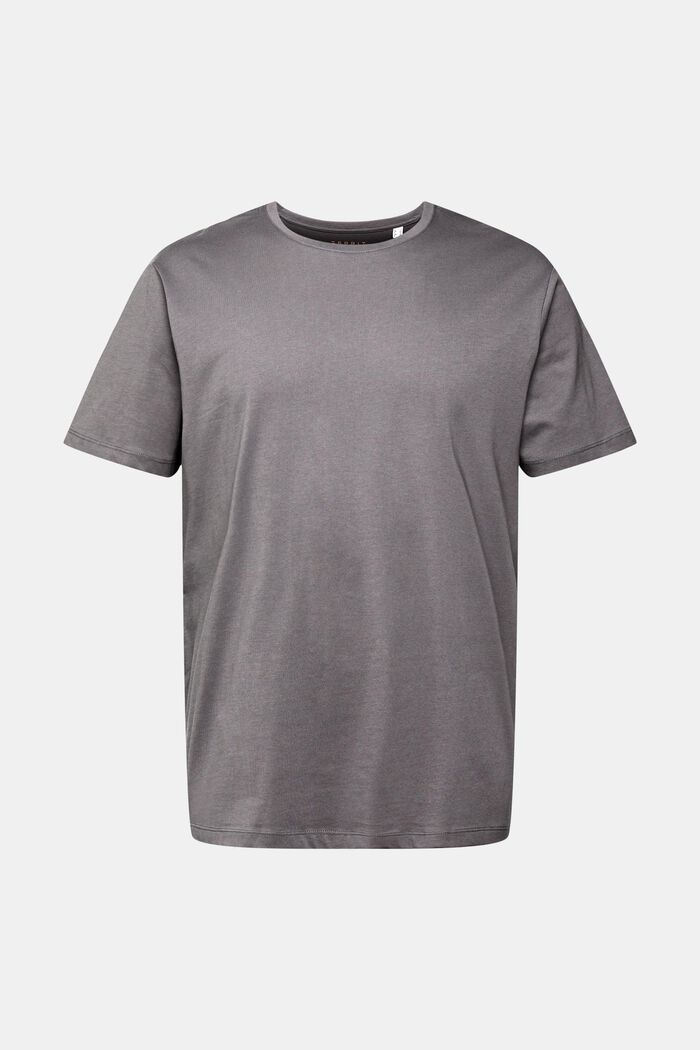 Jersey T-shirt, 100% katoen, DARK GREY, detail image number 2