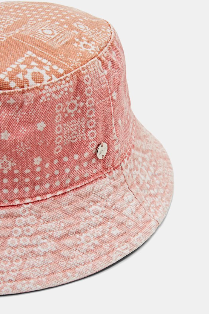 Bucket hat met print all-over, PINK, detail image number 1