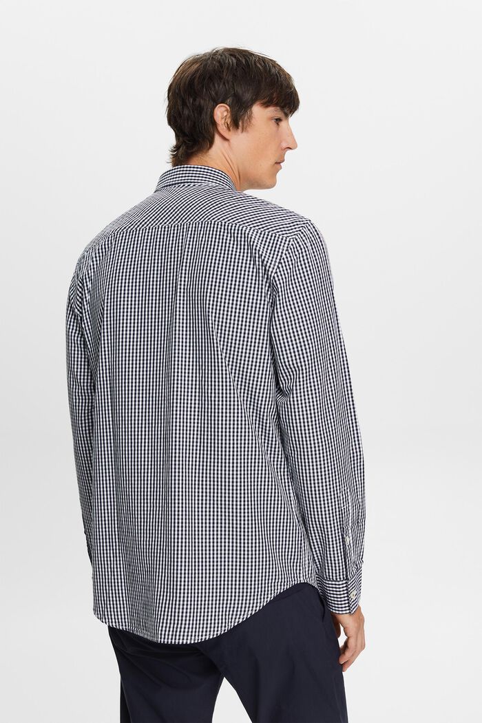 Vichy-buttondownshirt, 100% katoen, NAVY, detail image number 3