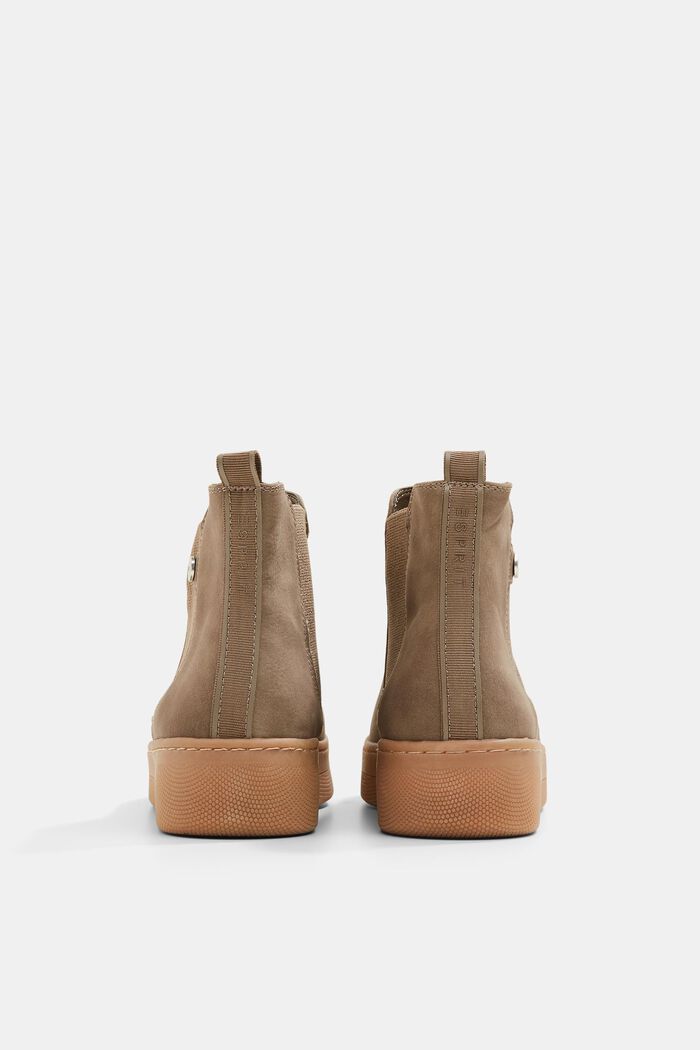 Chelsea boots met plateauzool, TAUPE, detail image number 4