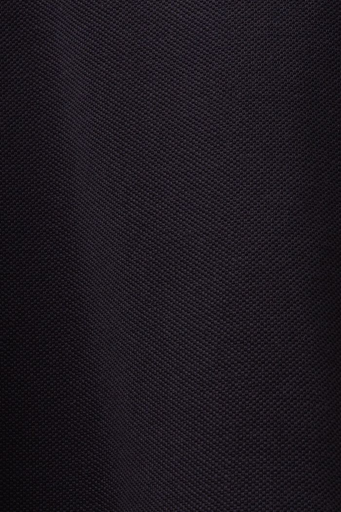Poloshirt van pimakatoen-piqué, BLACK, detail image number 5