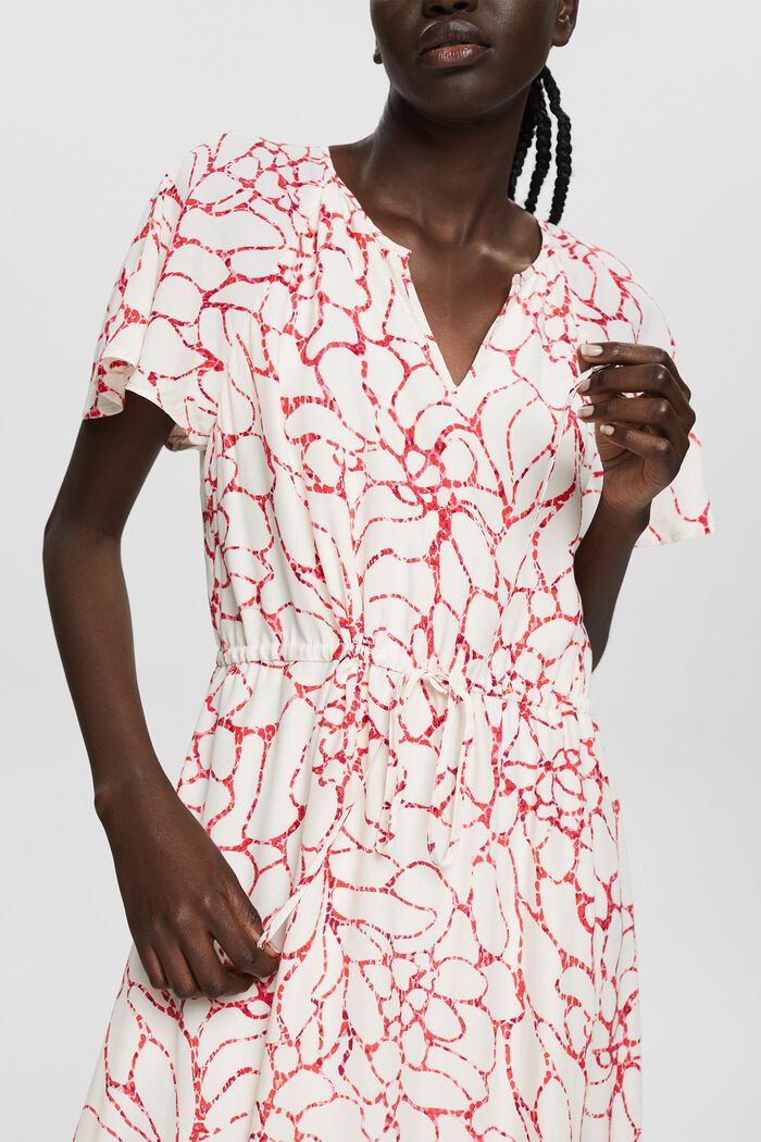 Midi-jurk met motief, LENZING™ ECOVERO™, ICE, detail image number 3