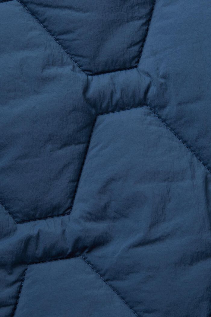 Gerecycled: lichte gewatteerde jas, GREY BLUE, detail image number 4