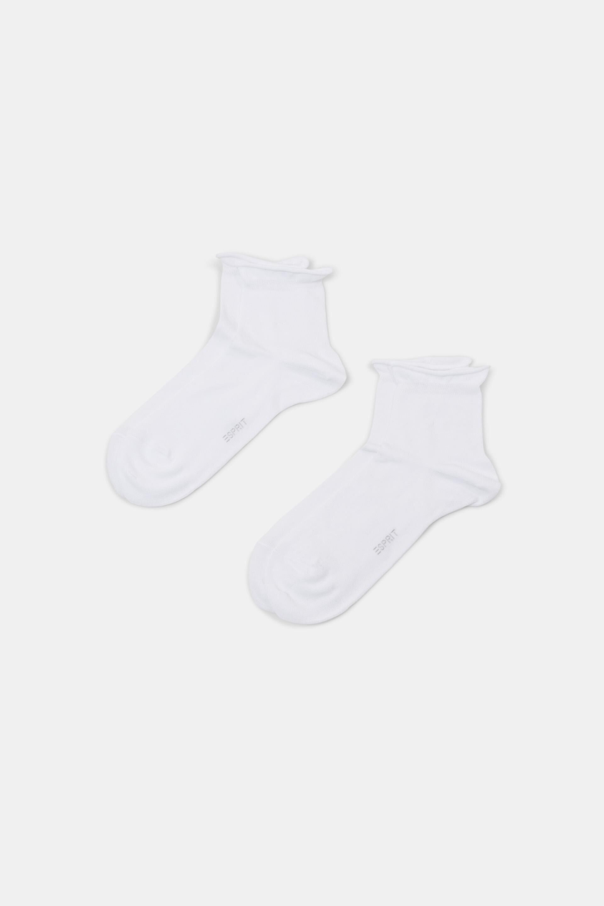 Wit Set van 2 paar gebreide sokken