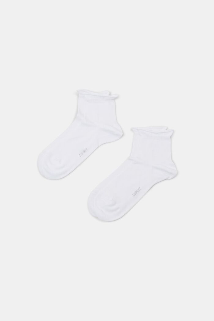 Set van 2 paar gebreide sokken, WHITE, detail image number 0