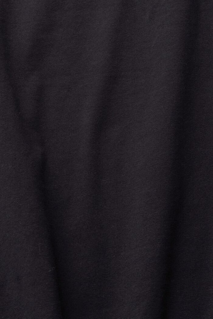 Jersey T-shirt, BLACK, detail image number 4