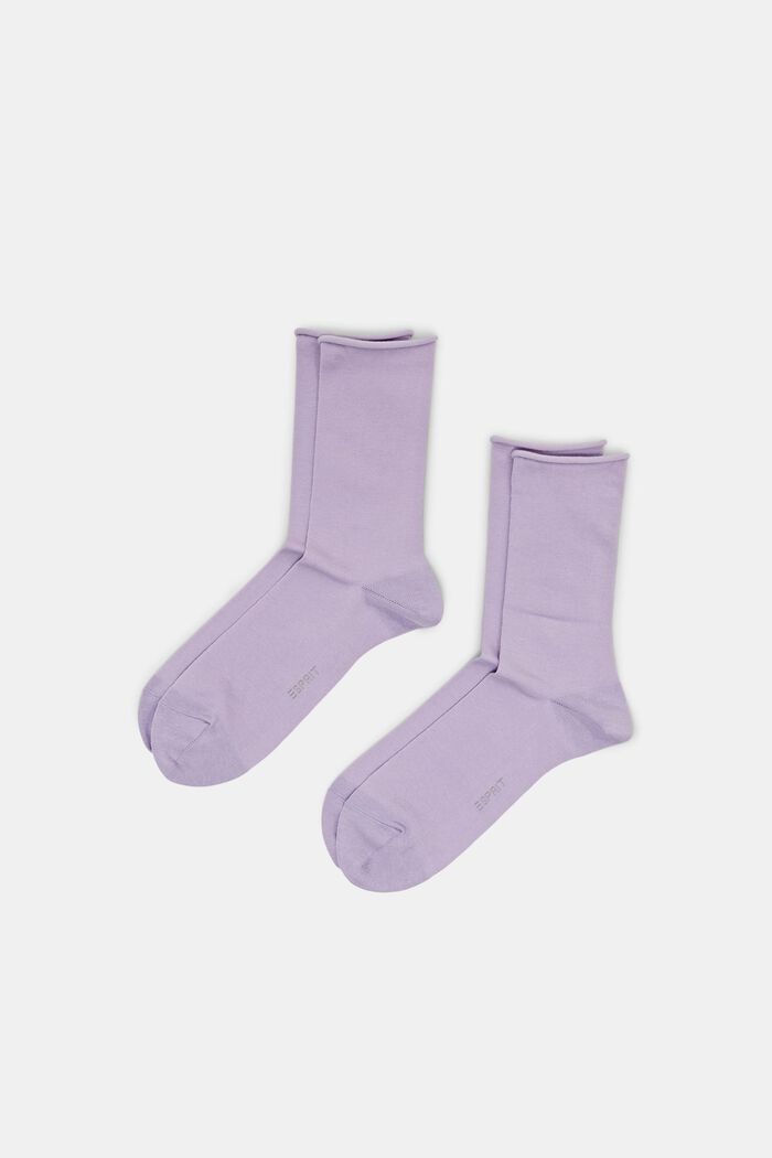 2 paar grofgebreide sokken, LUPINE, detail image number 0