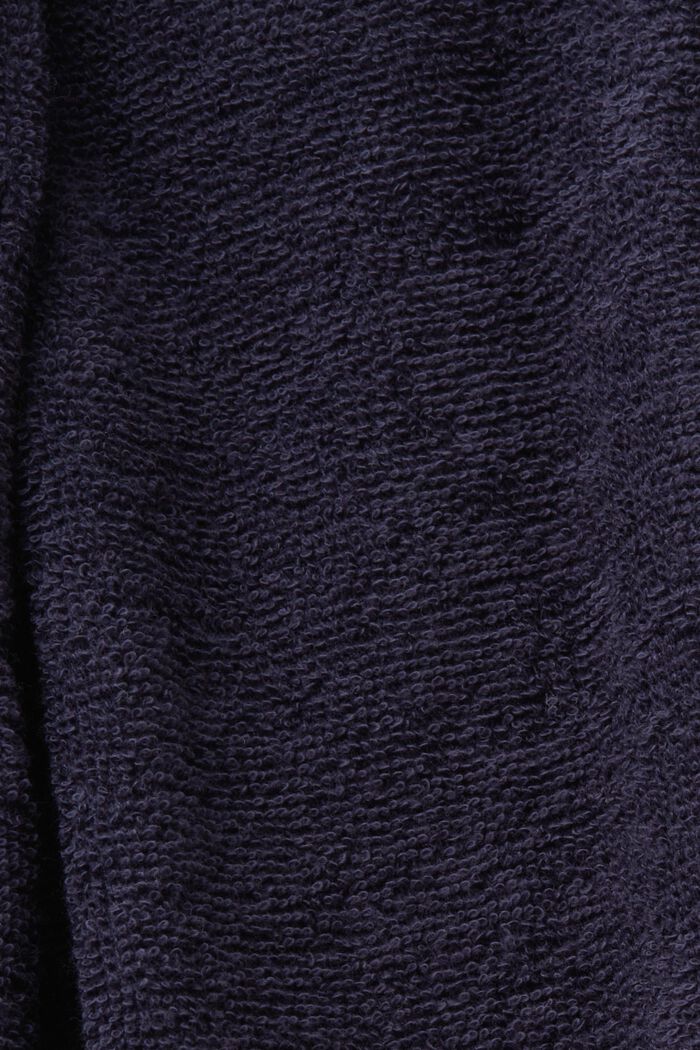Uniseks badjas, 100% katoen, NAVY BLUE, detail image number 5