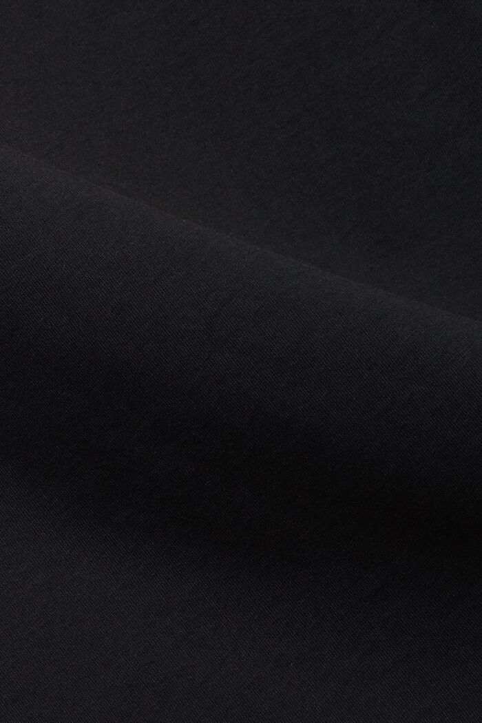 AMBIGRAM T-shirt met print op de voorkant, BLACK, detail image number 4