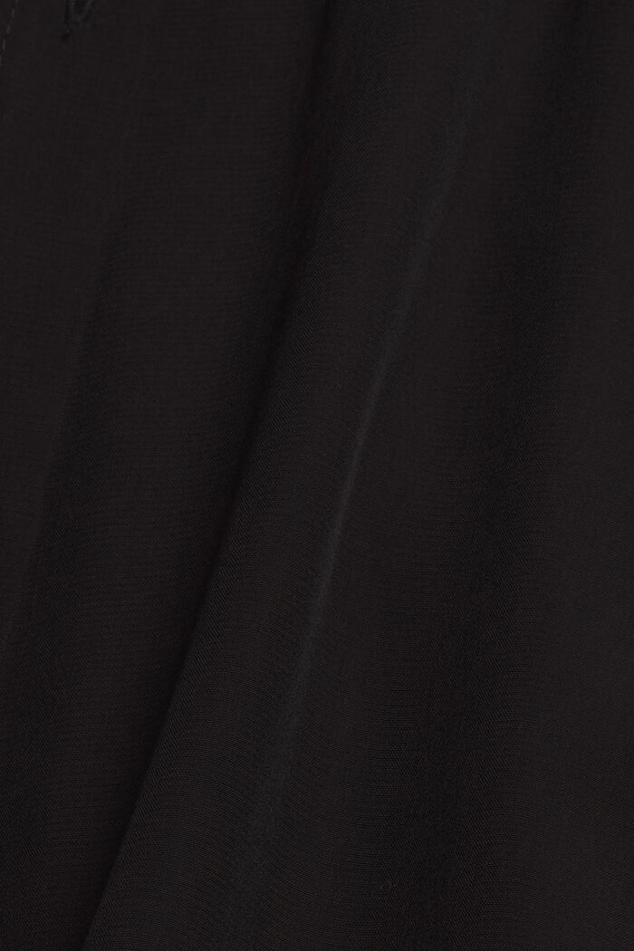 Lange blouse met LENZING™ ECOVERO™, BLACK, detail image number 4