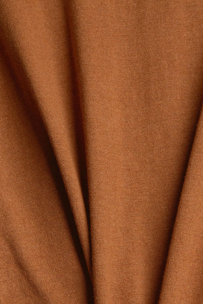 Basic trui van een mix van biologisch katoen, BARK, detail image number 1