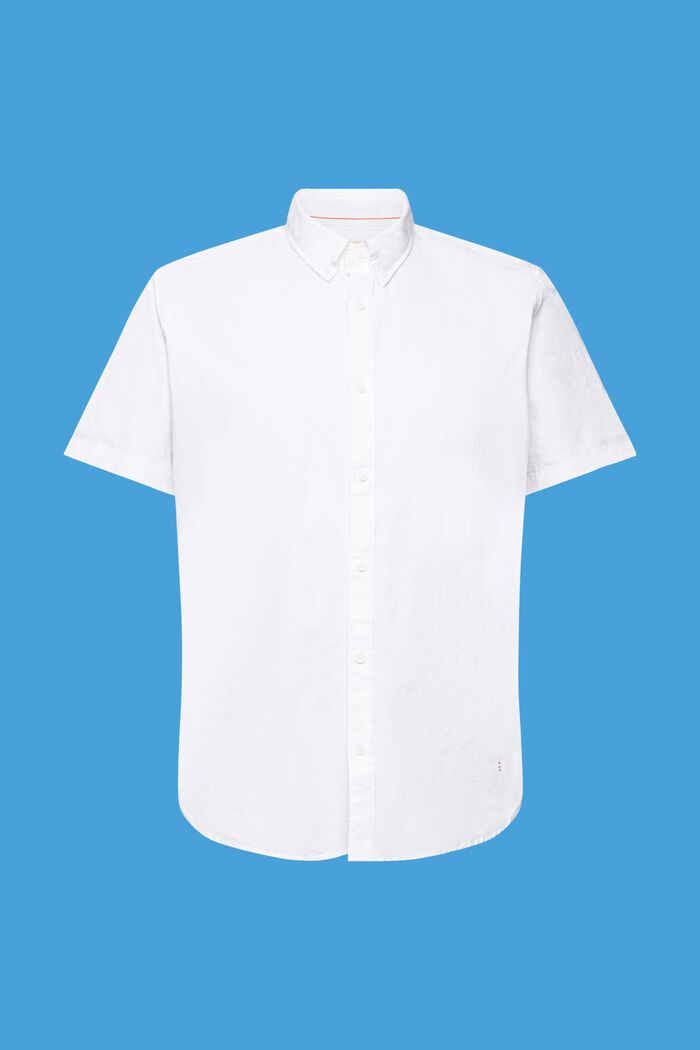 Overhemd met buttondownkraag, WHITE, detail image number 4