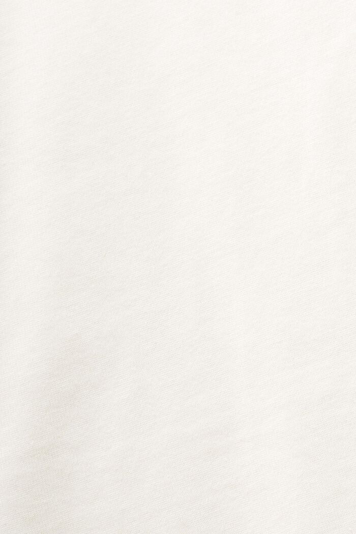 Katoenen T-shirt met ronde hals en logo, OFF WHITE, detail image number 5