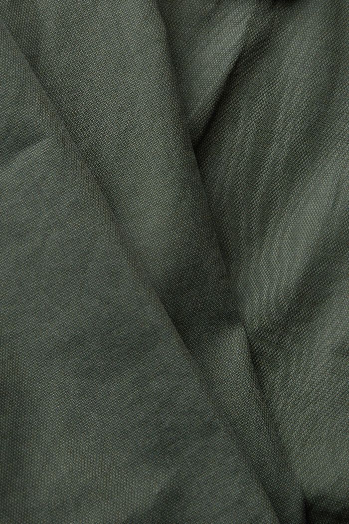 Katoenen overhemd met borstzak, KHAKI GREEN, detail image number 4