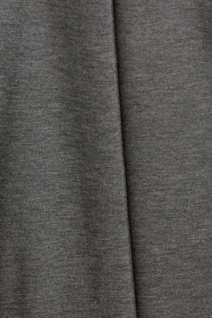 High-rise jersey culotte, GUNMETAL, detail image number 6